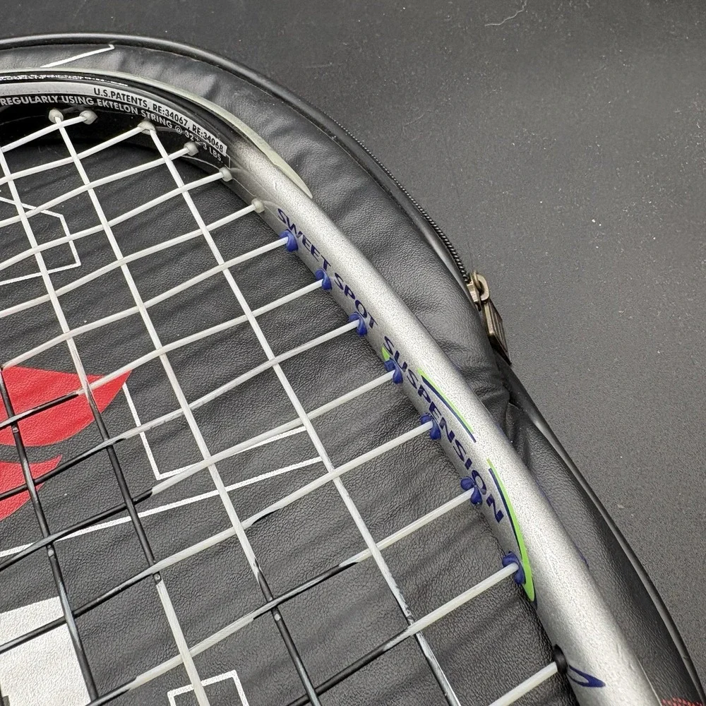 Ektelon Strobe Titanium Long Body Racquetball Racquet 925 Power + Case